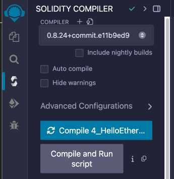 Selecting the Solidity version to use